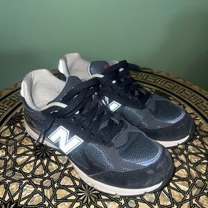 New Balance Kid’s Navy and Gray Sneakers